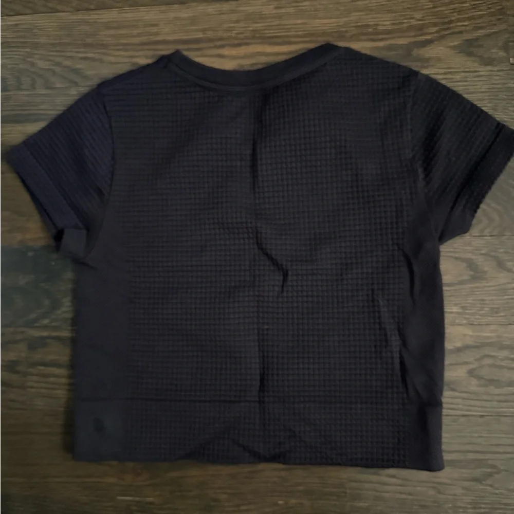 All in Motion Black Textured Workout Top - Picture 3 of 3